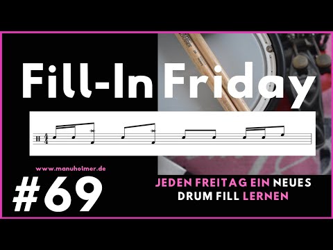 ♪ Fill-In Friday 69: 4/4 Drum Fill für Schlagzeug Anfänger & Anfängerinnen [Videoserie E-Drums]