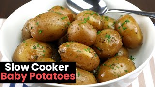 Herby Slow Cooker Baby Potatoes
