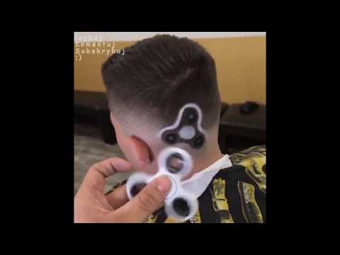 Fidget Spinner - niezła fryzura