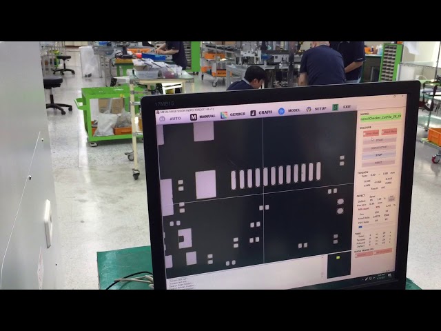 AOI Vision Stencil Inspection Machine