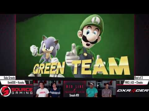Red Line Smash 91 - Doubles Grand Finals - FRKS | ASE & Cheeks vs DankDDD & Kosoku