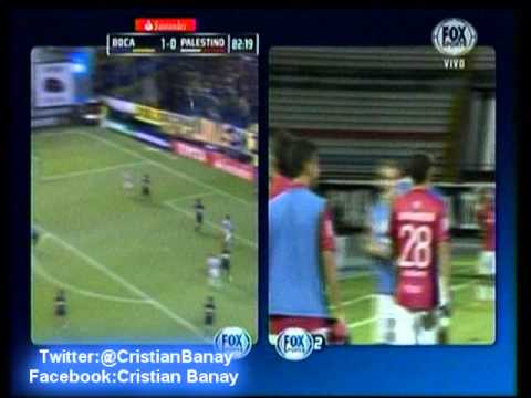 Boca 2 Palestino 0 (Relato Gustavo Cima)  Copa Libertadores 2015
