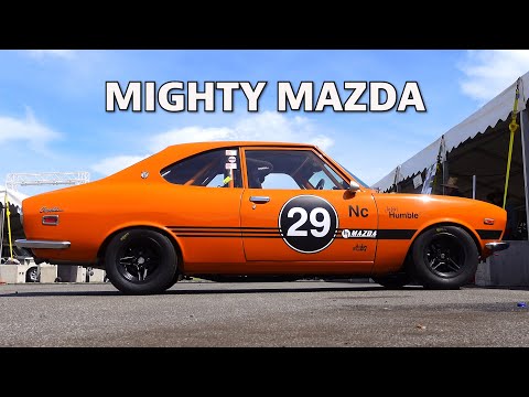 GIANT KILLING MAZDA RX2 HISTORIC RACER in action @ 2021 Phillip Island Classic!