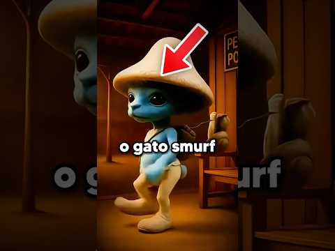 Gato Smurf e Elefante Morango Foram os Primeiros Brainrots? 😱#smurfcat #brainrot #italianbrainrot