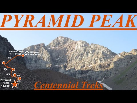 Pyramid Peak - Climbing the northeast ridge route