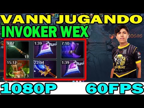 VANN JUGANDO INVOKER WEX PREPARATIVO PARA LA WESG | 1080P 60 FPS | DOTA 2