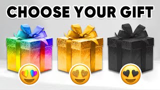 Choose Your Gift! 🎁 Rainbow, Gold or Black 🌈⭐️🖤 Quiz Kingdom