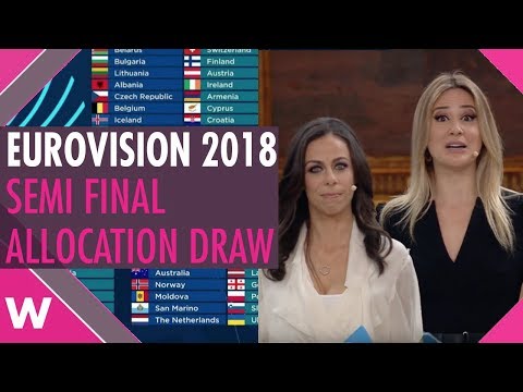 Eurovision 2018: Semi-Final Allocation Draw | Reaction