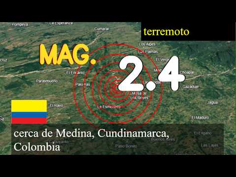 😱🚨  Terremoto cerca de Medina, Cundinamarca, Colombia actualizaciones en vivo hoy: Terremoto de magn