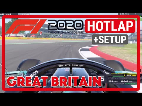 F1 2020: Hot lap Great Britain (Silverstone) + setup - Mercedes F1