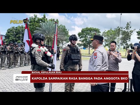 PRESISI UPDATE: POLDA KEPRI GELAR UPACARA PENYAMBUTAN KOMPI SATBRIMOB PURNA TUGAS 19/05/25 (09.00)