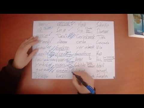 اكثر 600 كلمة مستعملة في النصوص التركية الجزء 2 │ Türkçe metinlerde en çok kullanılan 600 kelime