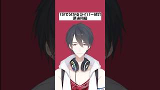 【1分で分かるライバー紹介】夢追翔編【にじさんじ/にじさんじ切り抜き/夢追翔/夢追翔切り抜き/雑学/ライバー紹介/Seeds2期生/Seeds2期生切り抜き】