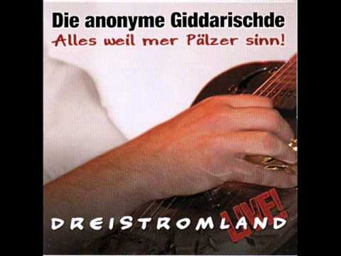 Die anonyme Giddarischde Live - Flieg klääner Korke