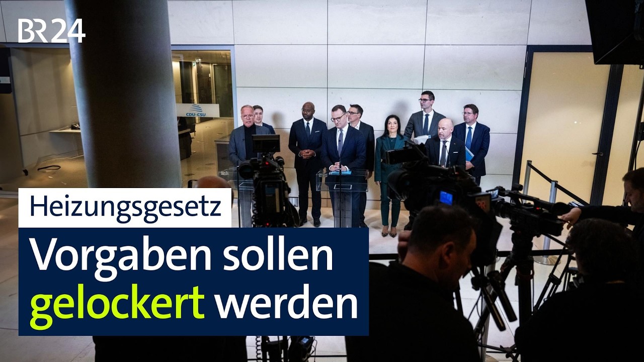 Heizungsgesetz: Vorgaben sollen gelockert werden | BR24
