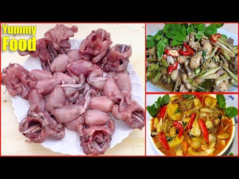 Cooking Soup Frog & Fry Frogs so yummy - Cooking Food