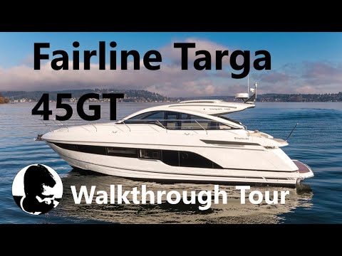 Fairline Targa 45GT - Boat Walkthrough Video Tour
