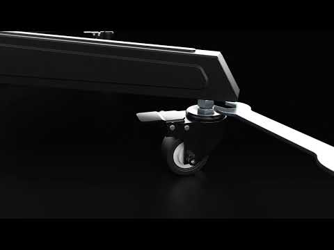 Pojízdný stojan Brateck T1040T pro TV 37"-70" 50kg 2 police