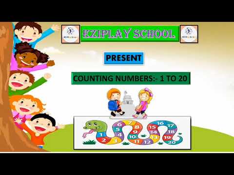 Eziplay School Present Counting Numbers ,1 to 20