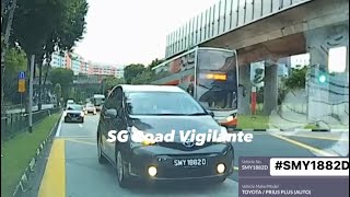 7feb2023 Woodlands Ave 3 phv #SMY1882D toyota prius plus fail to conform to red light signal