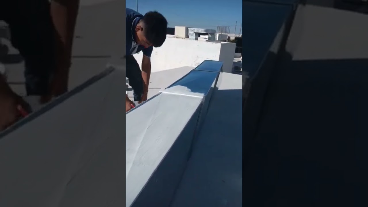impermeabilizante impac en ducto de aire lavado