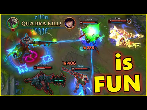 Quadrakill is FUN Best LOL Moments 2022 #26 (ARAM, Outplay, 1v5...)