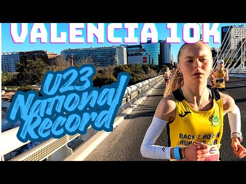 19 year old Ava Crean breaks the u23 Irish National 10k Record in Valencia #valencia10k