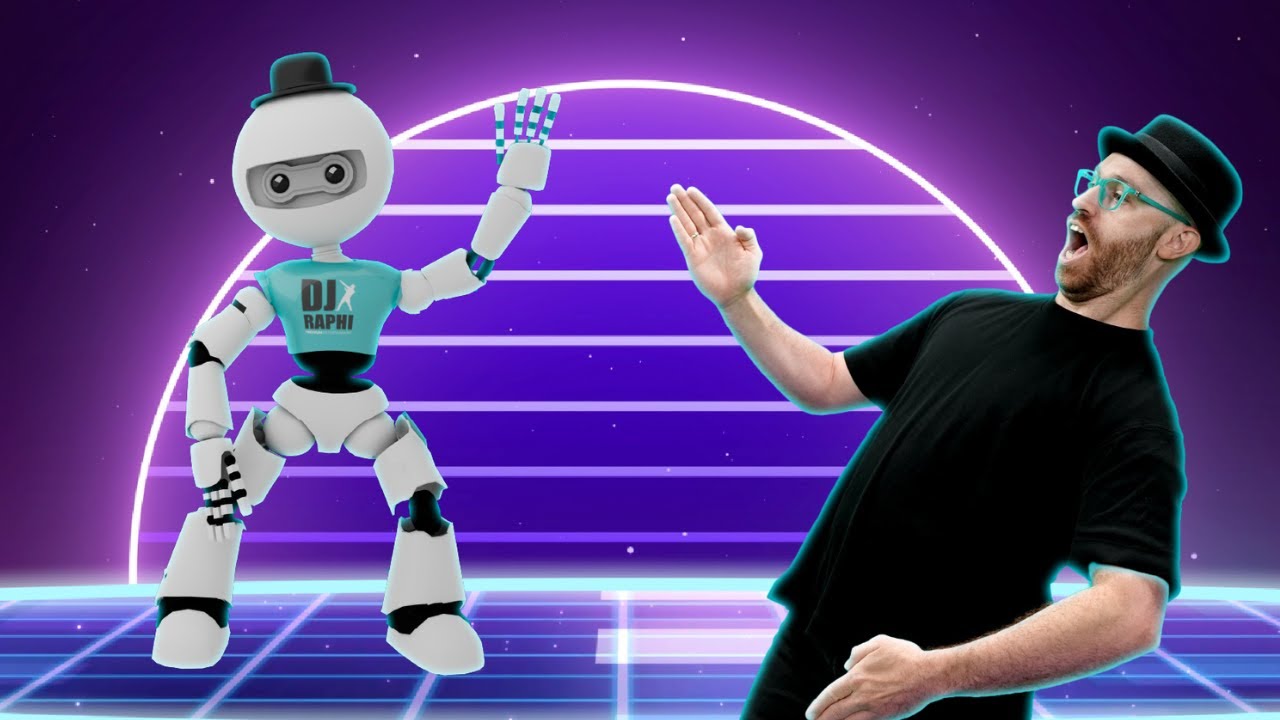 The Robot Dance 🤖 DJ Raphi | Brain Break | Songs for Kids