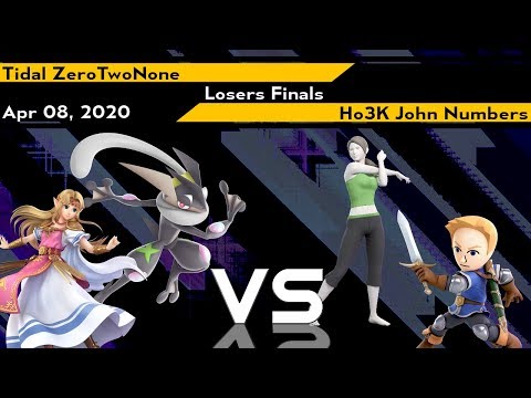 [Smash Ultimate] XeNOwifi 4 (L.Finals) - Tidal ZeroTwoNone vs Ho3K John Numbers
