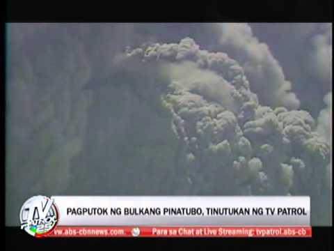 How TV Patrol covered the Pinatubo eruption