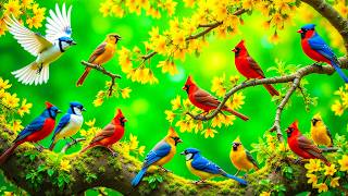 🌸 Relaxing Piano & Birdsongs | Beautiful Flower Valley for Peaceful Sleep & Tranquility