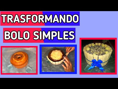 TRASFORMEI BOLO SIMPLES EM BOLO ANIVESSARIO PRA MEU FILHÃO💙😁🎂