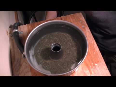 DIY Home Made Blue Bowl Prospecting Gold Recovery Test