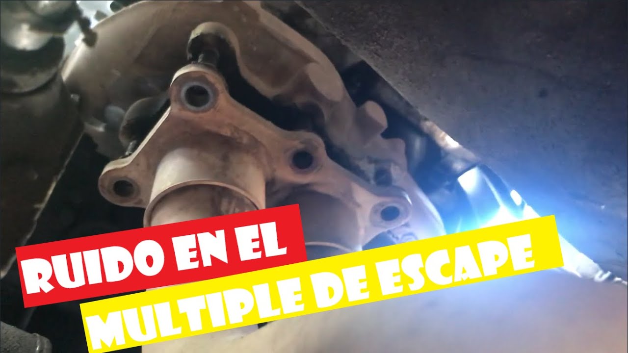 Como cambiar empaque de multiple de escape/ELIMINAR RUIDO