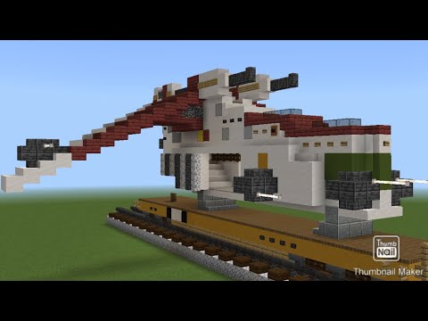 Minecraft Star Wars LAAT/I Republic Gunship Tutorial