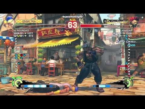 SSFIV AE: Poongko (Yun) vs keesuke (Akuma) TRUE-HD QUALITY