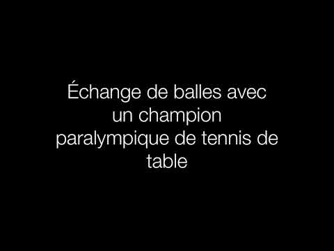 VIDÉO. Stéphane Molliens, champion paralympique de tennis de table, nouvelle recrue du CTT Déols