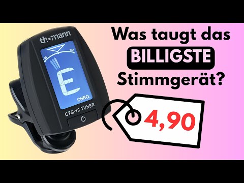 Wie gut ist der günstigste Clip-Tuner?