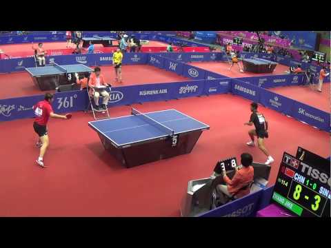 2014 Asian Games MT/Rnd1/CHN-SIN/m1: Zhang Jike - Li Hu [Full match/private recording]