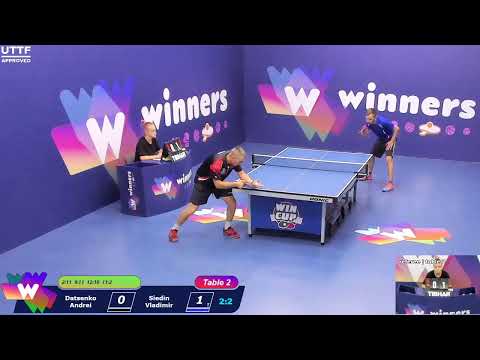 WINners CUP table 2  30.08 Datsenko Andrei - Siedin Vladimir  15:00