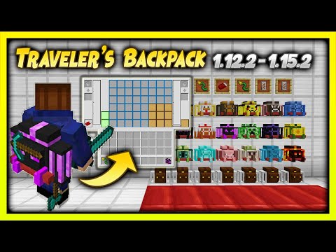 Traveler's Backpack |  The Most Complete Backpacks |  Review Minecraft 1.12.2 - 1.15.2