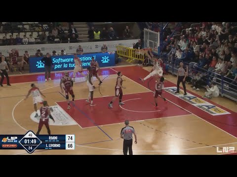 RivieraBanca Rimini-Libertas Livorno 1947 82-77, il servizio