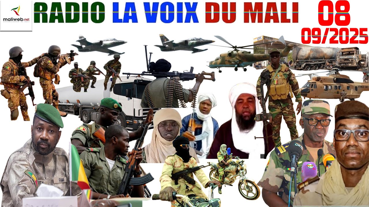 La Revue de Presse de la RADIO LA VOIX DU MALI du 08 Septembre 2025
