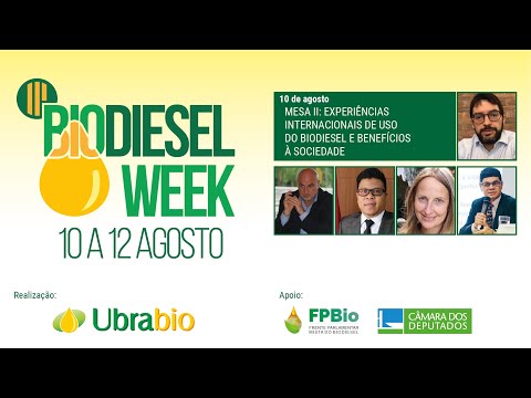 , title : 'III Biodiesel Week – Mesa 2: Experiências internacionais de uso do biodiesel benefícios à sociedade'