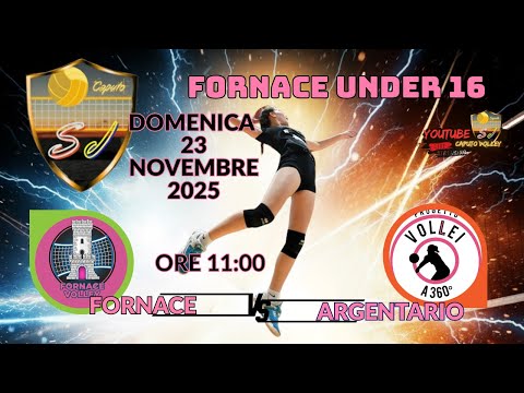 U16 Fornace Volley vs Argentario Progetto volley