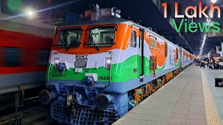 Download lagu Jaisalmer - Delhi (SSB) Inaugral Special Express Departing Jaipur Junction with Tricolour BGKT P7 🇮🇳 mp3