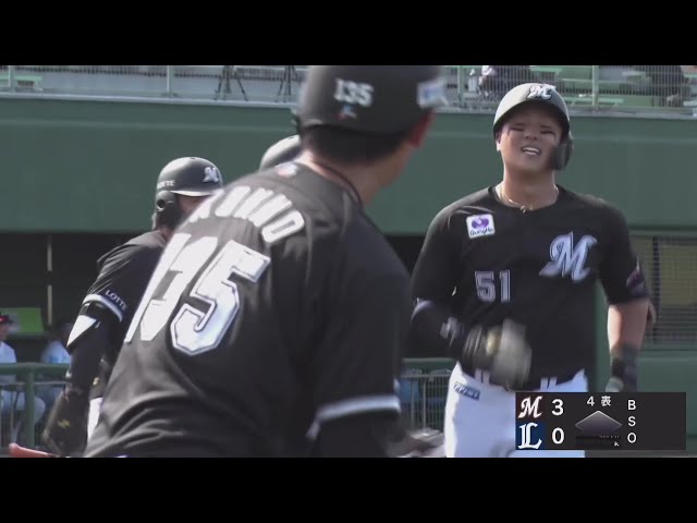 【みやざきPL】令和にマリンガン打線復活!! マリーンズ・山口航輝 この回3連打目は2戦連続弾!! 2025年10月17日 埼玉西武ライオンズ 対 千葉ロッテマリーンズ