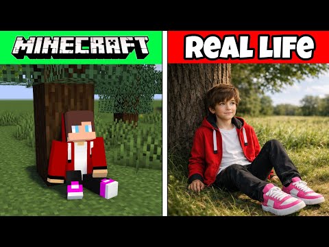 Minecraft Anomaly Mobs and Characters vs Real Life!