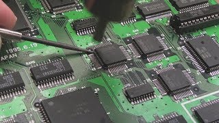 SNK Neo Geo MVS Junk Board Repairs Part 4 (MV-1A Fixing Neo-Buf Chips - Z80 Error From Hell Fixed)