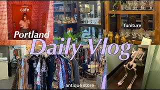 【ポートランド駐在妻】#13 ポートランドダウンタウンへお出かけ🌻初夏/コーヒースタンド/無印良品/家具/古着アンティーク